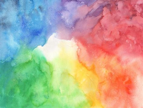 Colorful Watercolor Texture By Connyduck On Deviantart