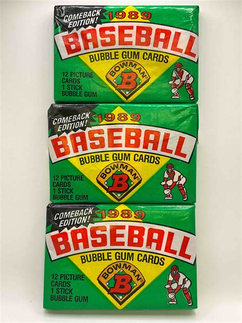 1989 Bowman Comeback Edition Baseball Cards! Direct From Original Box