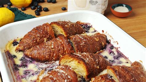 Make This Lemon Blueberry Croissant Bake For Breakfast This Weekend