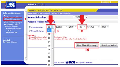 5 Cara Cek Mutasi Rekening Bca Lewat Atm Mbanking Sms