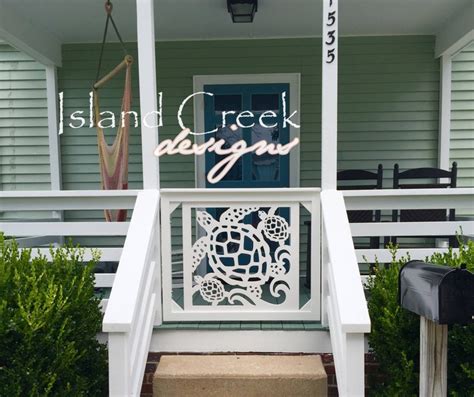 We Create Coastal Themed House Trim Including Decorative Corner