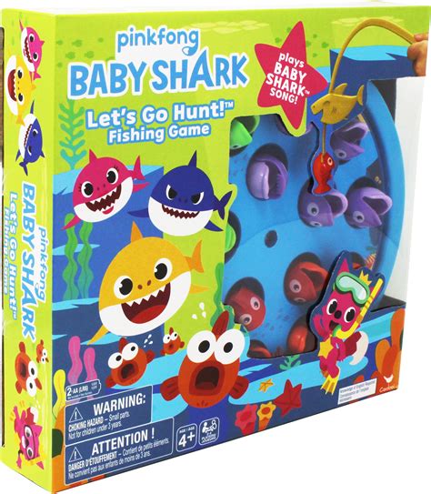 Spin Master Games Pinkfong Baby Shark Lets Go Hunt Fishing Game