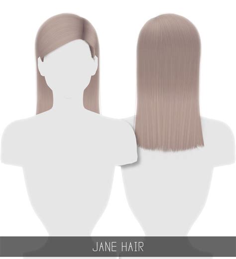 Simpliciaty Jane Hair ~ Sims 4 Hairs Sims 4 Black Hair Sims 4 Sims