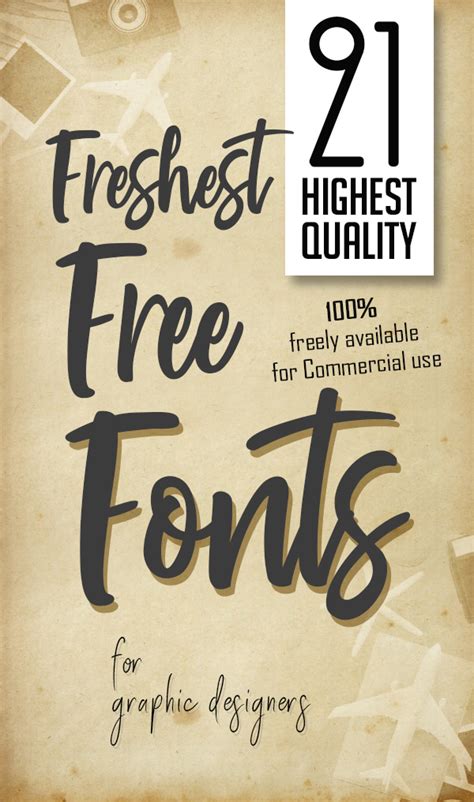 21 Freshest Free Fonts For Graphic Designers Fonts Graphic Design