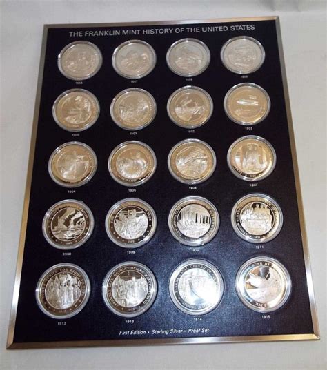 Sold Price Franklin Mint History Of The United States Silver May 4