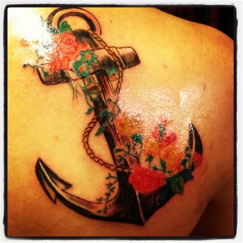 Anchor Tattoo By Johnny Totman At Flesh Art Tattoo In Frontenac Ks