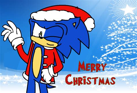 Merry Christmas From Sonic By Imtailsthefoxfan On Deviantart