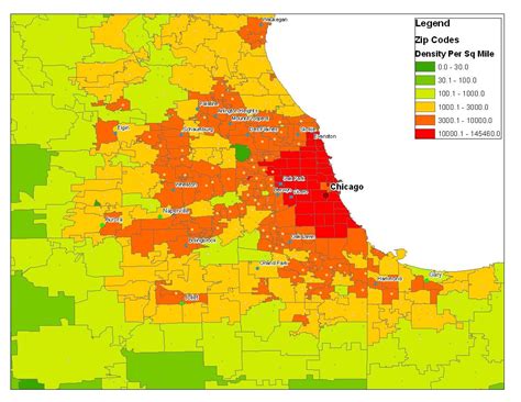 Chicago Demographics Map Demographic Map Of Chicago United States Of