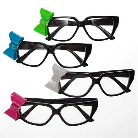 Black Nerd Glasses With Bow Its Time To Get Glam Its Time To Glam Up Your Peepers With The