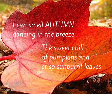 I Can Smell Autumn Dancing In The Breeze The Sweet Chill Of Pumpkins