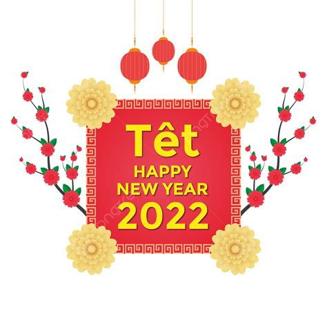 Tet New Year Vector Png Images Vietnamese New Year Tet 2022