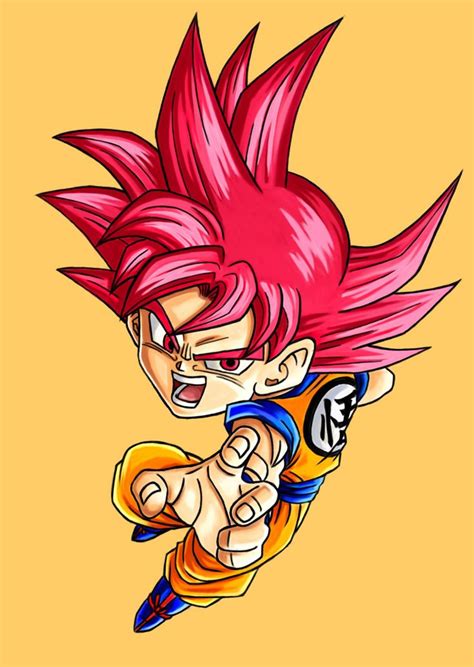 Chibi Ssg Goku Dragon Ball Art