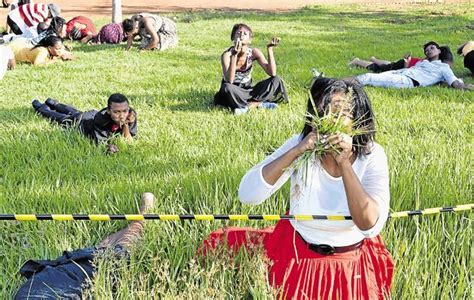 Pastor Makes People Eat Grass So They Can Get ‘closer To God