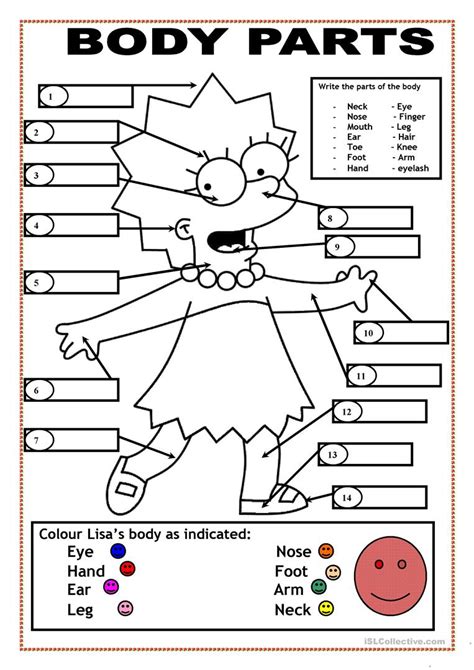 Practise parts of the body words with this song about a magic spell. body parts worksheet - Free ESL printable worksheets made ...