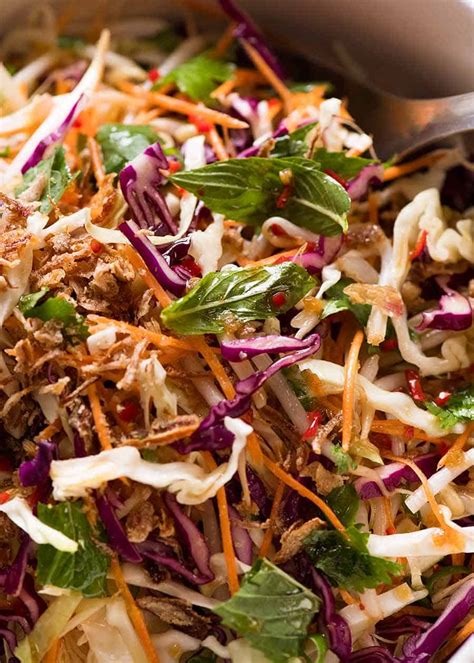 Asian Slaw Healthy Crunchy Asian Cabbage Salad Recipetin Eats