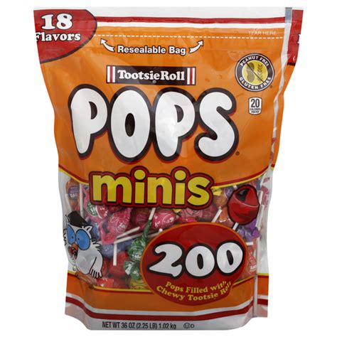 Save On Tootsie Roll Pops Minis 18 Flavors 200 Ct Order Online