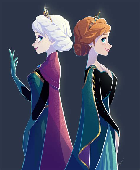 Elsa And Anna Frozen Fan Art Fanpop Page