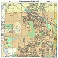 Amazon.com: Large Street & Road Map of Menomonee Falls, Wisconsin WI ...