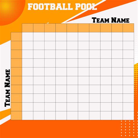 100 Square Pool Template Get Free Templates