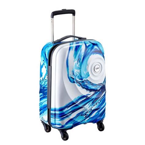 skybags riviera spinner 55cm cabin size hard luggage bag