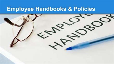 Employee Handbooks And Policies Ppt