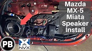 2006 - 2015 Mazda MX-5 Miata Front Door Speaker Install - YouTube
