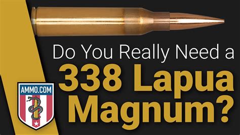 338 Lapua Vs 308 Do You Really Need A 338 Lapua Magnum YouTube