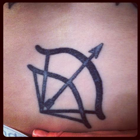 Double Bow And Arrow Tattoo Meaningful Body Art