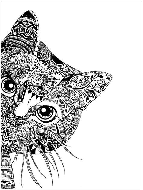 Intricate Coloring Pages Animals