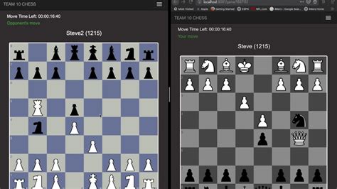 Online Multiplayer Chess Game Demo Youtube