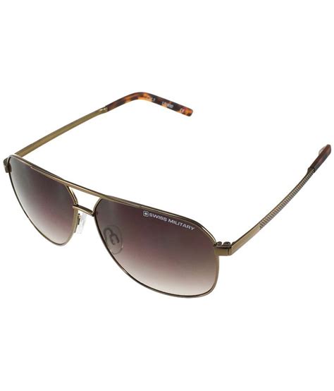 Swiss Military Brown Pilot Sunglasses Sum58 Buy Swiss Military Brown Pilot Sunglasses
