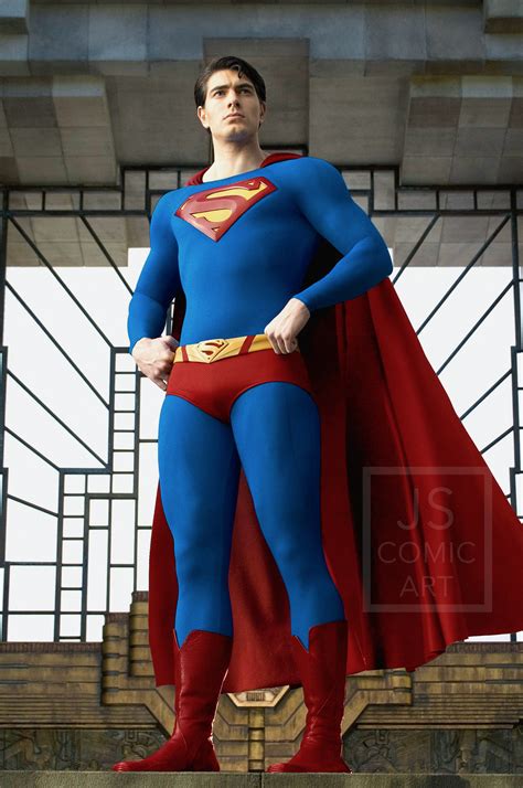 Fanmade Superman Returns Superman Suit With Updated Colors And Collar