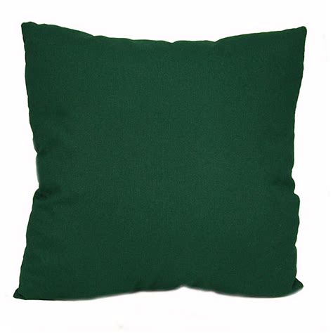 shop dark green outdoor uv resistant decorative pillows