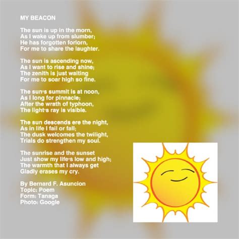 My Beacon Poem By Bernard F Asuncion Poem Hunter