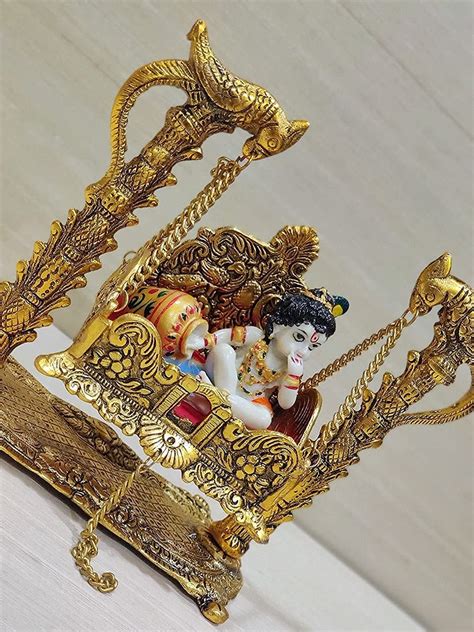 Buy Laxmi Craft Lord Krishna Jhula Singhasan Indian Traditional