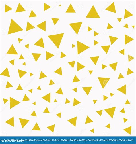 Geometric Structure Abstract Yellow Triangles Triangle Background