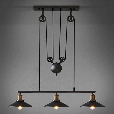 Lampe Suspendue En Fer Vintage Industrielle Style Américain Lampe