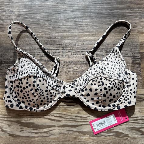 Cheetah Xhilaration Target Bikini Top Size S Depop