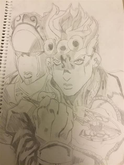 Fanart Tried To Draw Giorno And His Stand What Do You Think