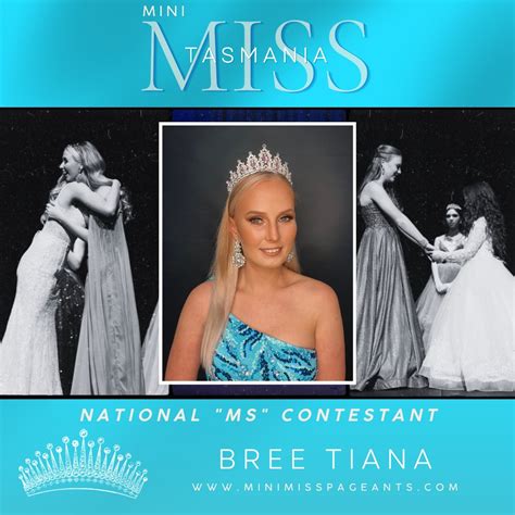 Introducing National Contestant Bree Mini Miss Pageants Facebook
