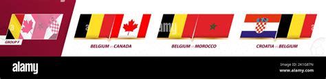 Belgium vs canada soccer ball in flag hi-res stock photography and 