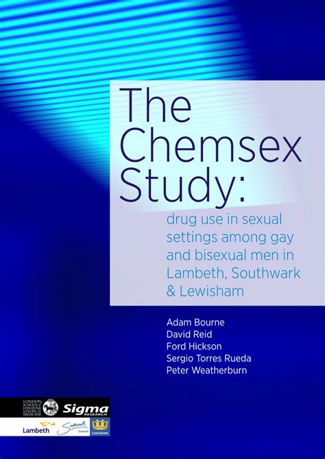 Pdf The Chemsex Study Drug Use In Sexual Settings Among Gay Men In Lambeth Southwark Lewisham