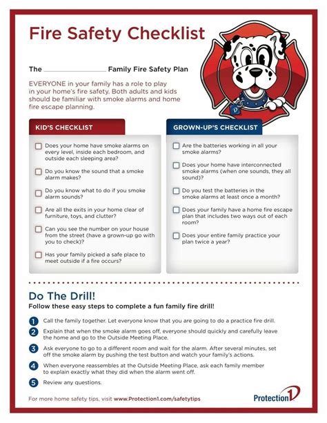 Fire Safety Checklist Template