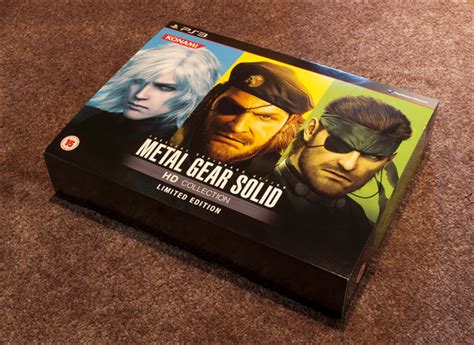 Metal Gear Solid Hd Collection Limited Edition Pal Video Game Shelf