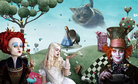 Alice In Wonderland Wallpaper. Movie Wallpaper. Hatter. | Etsy