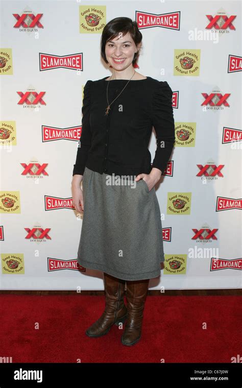 eleanor burke of stranger things at arrivals for 2011 slamdance film festival opening night red