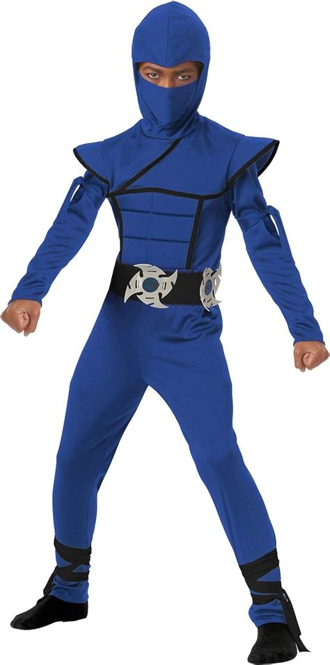 California Costumes Stealth Ninja Child Costume Blue Small Amazonca