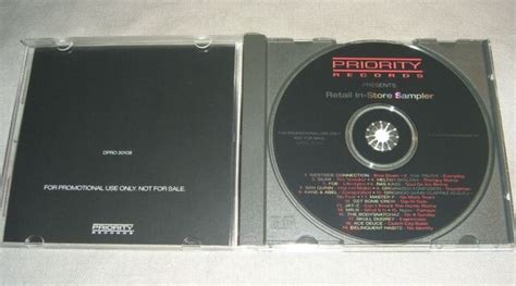 Priority Records Raphip Hop Retail In Store Sampler Cd Album Nmex