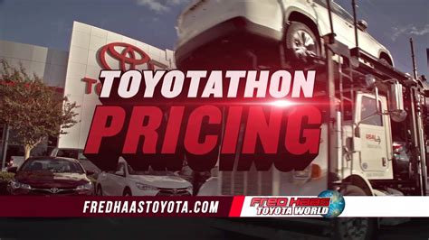 Fred Haas Toyota World 2014 Toyotathon Camry And Corolla Specials