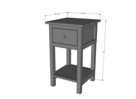 Hidden Compartment Nightstand Plans Free 15 Easy Nightstand Ideas Diy